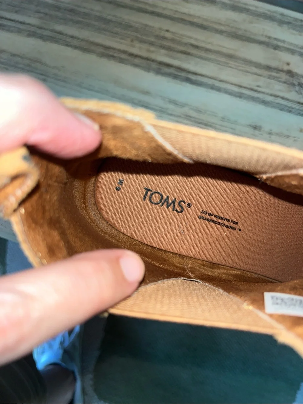 Toms Tan and Black Cheetah Print Suede Ankle Booties